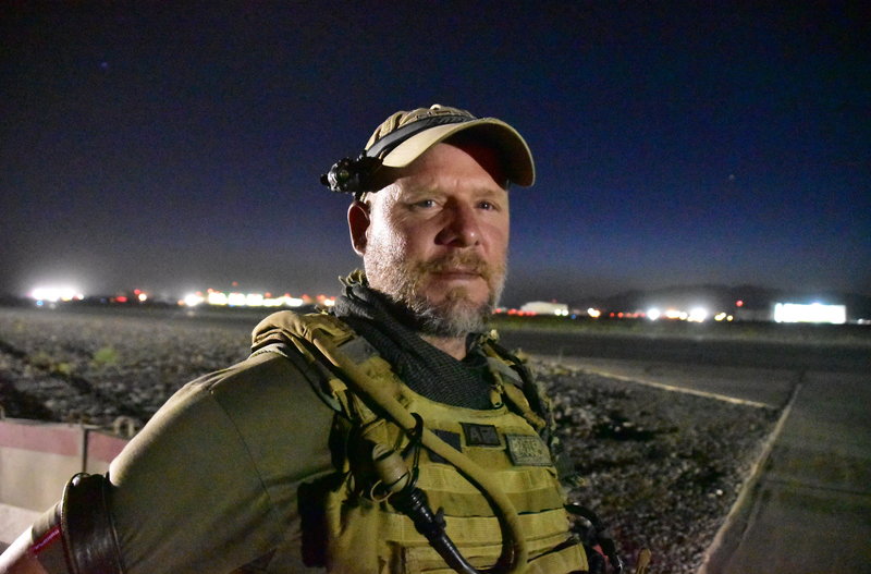 NPR photographer David Gilkey at Kandahar Airfield, Afghanistan, on May 29, 2016. Michael M. Phillips/The Wall Street Journal
