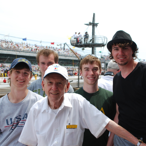 George Spasyk at Indy 500