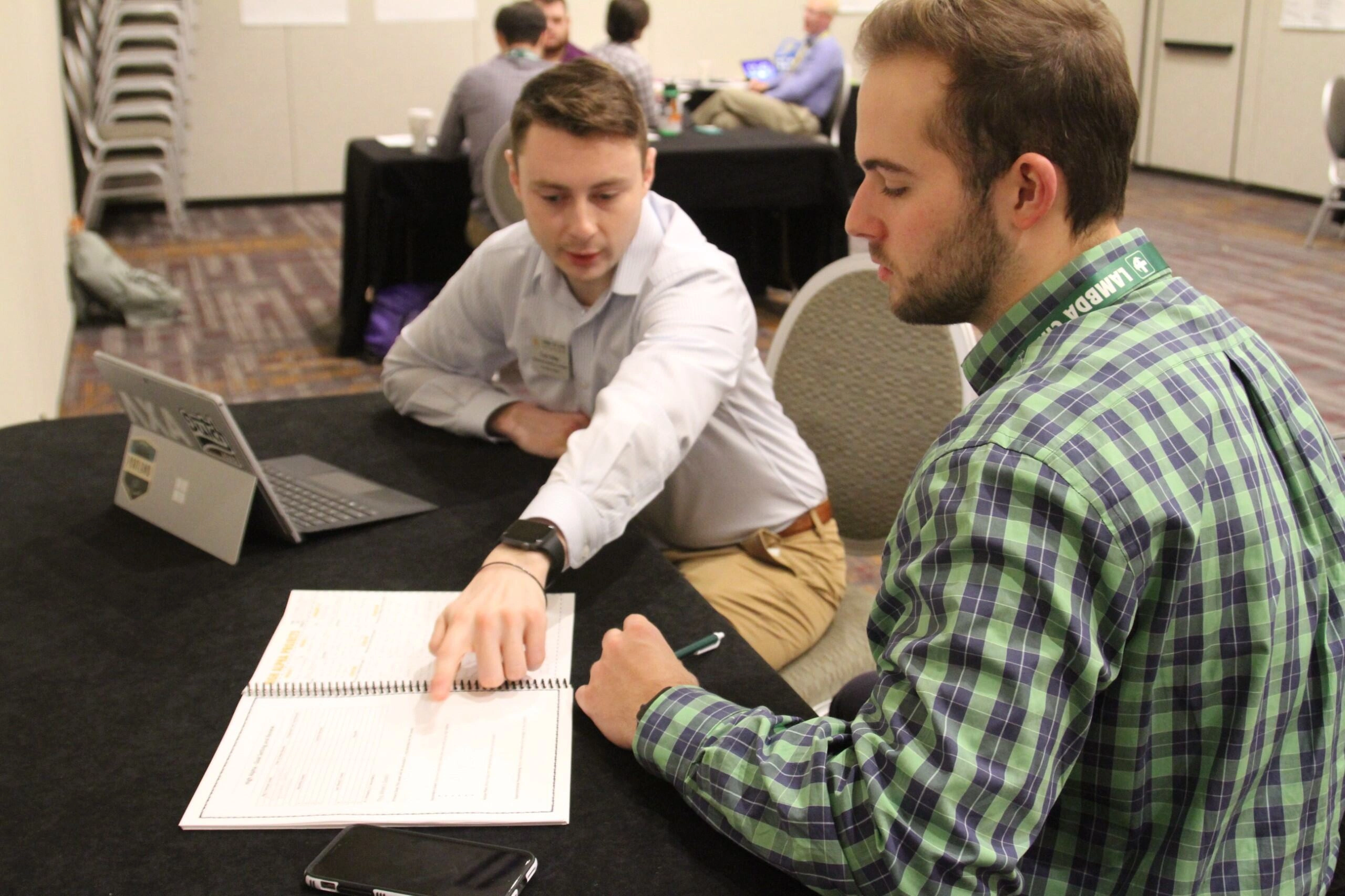 Members learning and helping each other